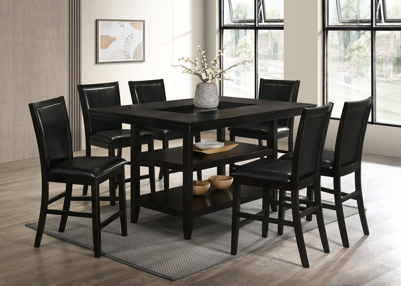 CondorPU - Counter Height Table & 6 Chairs
